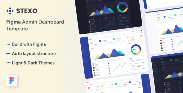 Stexo - Figma Admin Dashboard Template