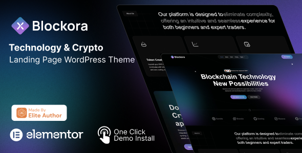 Blockora – Blockchain, Crypto & Web3 Technology WordPress Theme