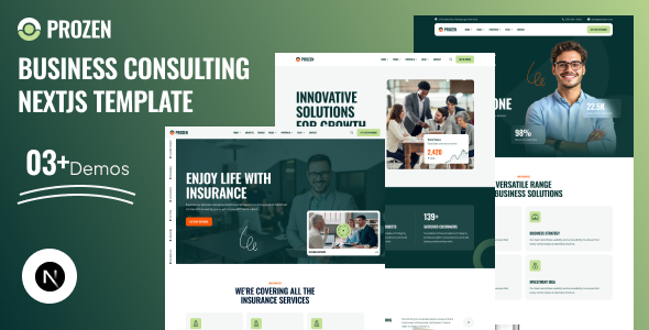 Prozen - Business Consulting Nextjs Template