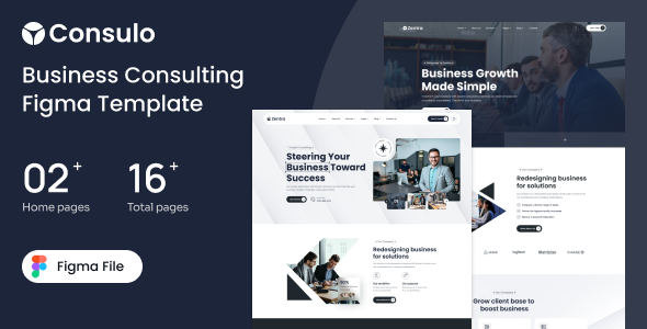 Consulo - Business Consulting Figma Template
