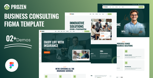 Prozen- Business Consulting figma Template