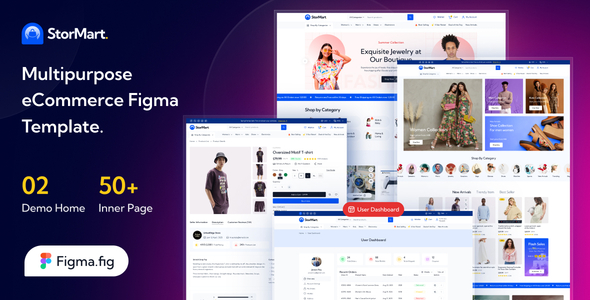 StorMart - Multipurpose eCommerce Figma Template
