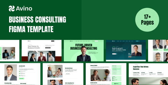 Avino - Business Consulting Figma Template