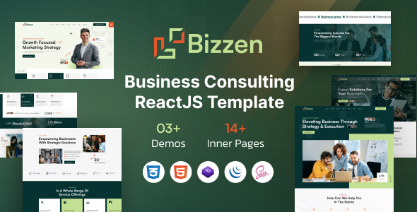 Bizzen - Business Consulting ReactJS Template