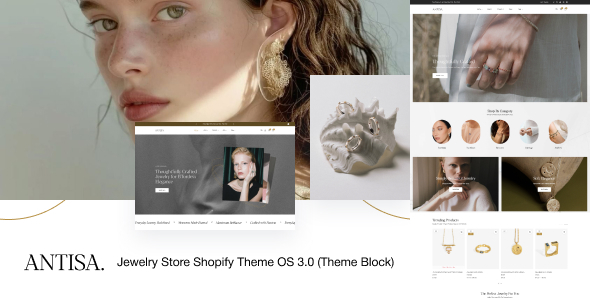 Antisa – Jewelry Shopify Theme with AI (Theme Block)