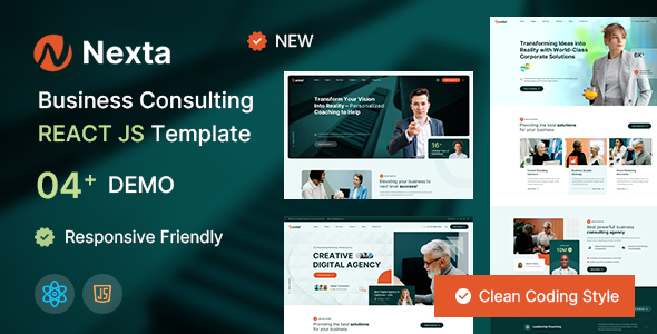 Nexta - Business Consulting React Js Template