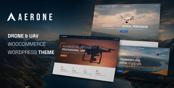 Aerone – Drone & UAV WooCommerce WordPress Theme with AI