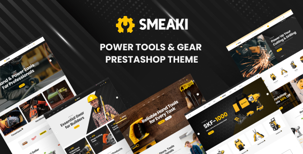 Leo Smeaki Elementor - Power Tools & Gear Prestashop Theme