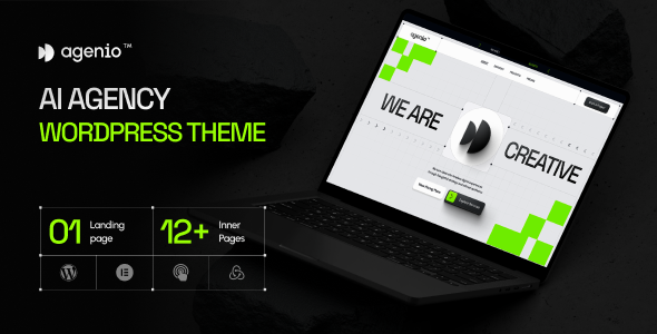 Agenio - AI Agency WordPress Theme