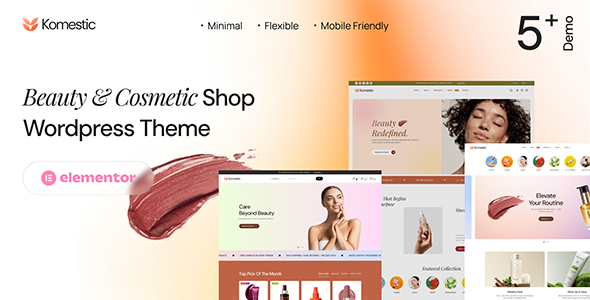 Komestic - Beauty & Cosmetics Shop WordPress Theme