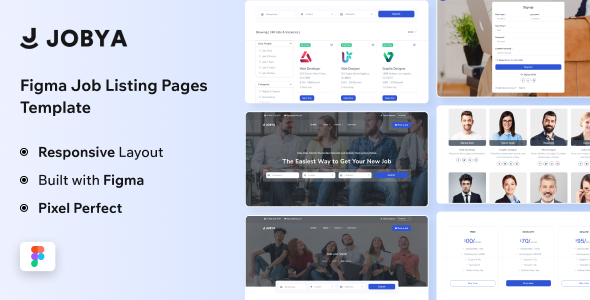 Jobya - Figma Job Board & Recruitment Template