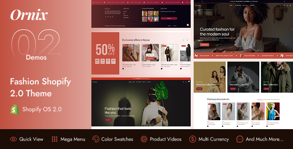 Ornix - Fashion Shopify 2.0 Theme