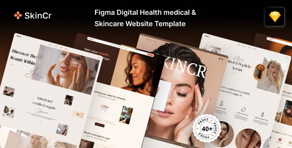 SkinCr - Sketch Healthcare & Skincare Template