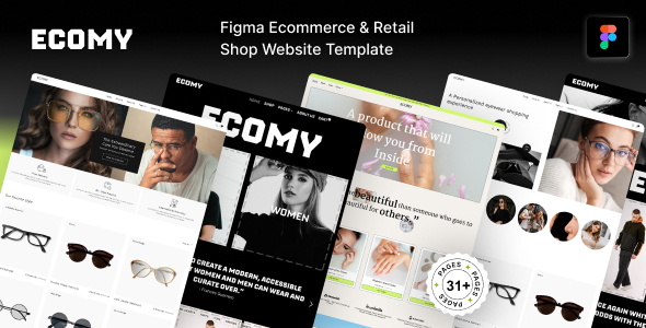 ECOMY - Figma Ecommerce & Retail Shop Website Template