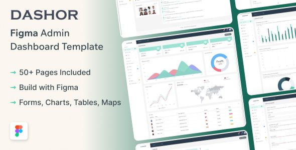 Dashor - Figma Sales Admin Dashboard Template