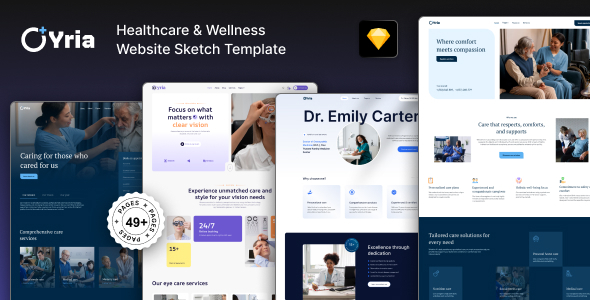 Oyria - Sketch Medical & Healthcare Template