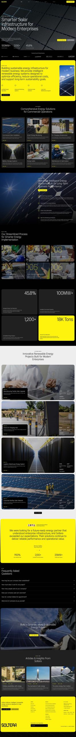 Soltera - Commercial Solar & Smart Energy Elementor Template Kit