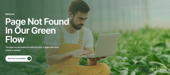 GreenFlow - Modern Hydroponic & Agriculture Consultant Elementor Pro Template Kit
