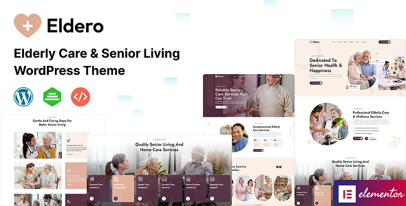 Eldero - Elderly Care & Senior Living WordPress Theme product preview
