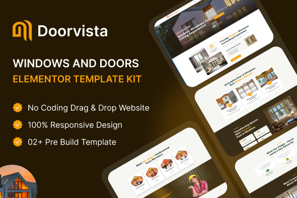 Doorvista - Door & Window Elementor Template Kit