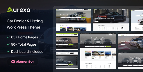 Auxero - Car Dealer & Listing WordPress Theme