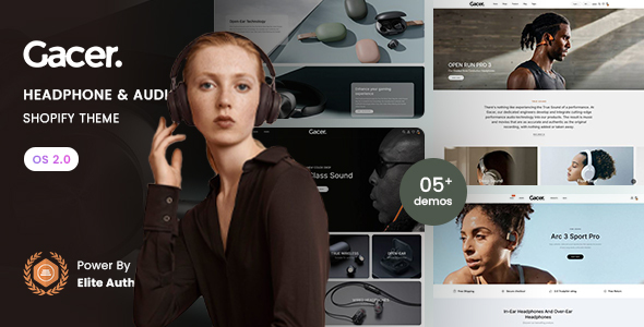 Gacer - Headphone & Audio Shopify 2.0 Theme