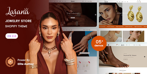 Larana - Jewelry Store Shopify 2.0 Theme