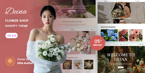 Deina - Flower Shop Shopify 2.0 Theme