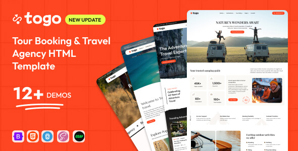 Togo - Tour & Travel Booking HTML Template