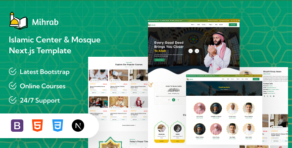 Mihrab – Islamic Centre & Mosque Next.js Template
