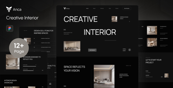 Anca - Creative Interior Figma Template