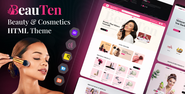 Beauten – Beauty Cosmetic & Skincare HTML Template