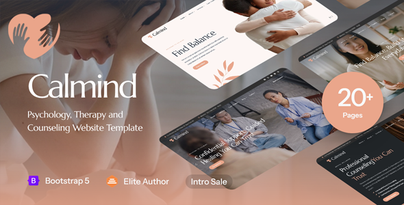 Calmind - Psychology, Therapy and Counseling Website Template