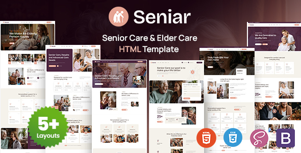 Seniar - Senior Eldery HTML Template