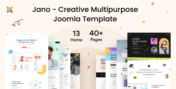 Jano - Creative Multipurpose Joomla 6 Template
