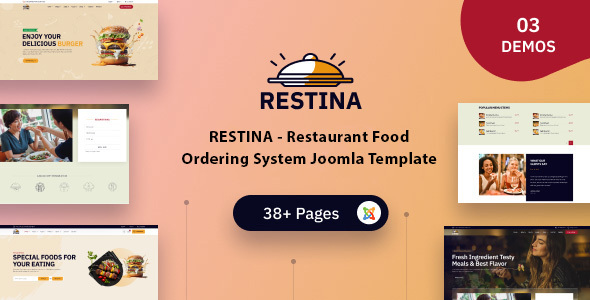 Restina - Food & Restaurant Joomla 6 Template