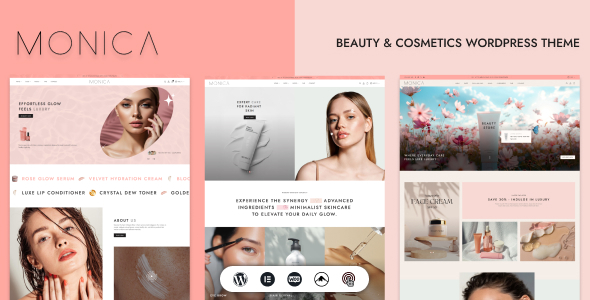 Monica - Beauty Cosmetic Shop WordPress Theme