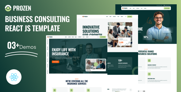 Prozen - Business Consulting React JS Template