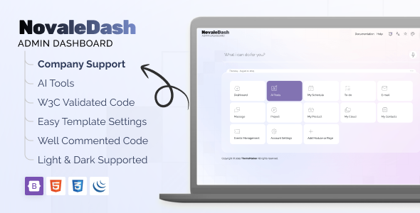 NovaleDash - Academy Admin Dashboard Template