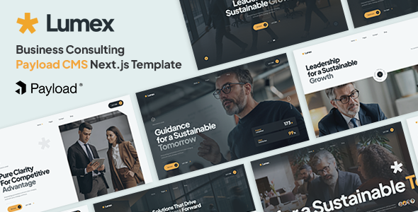 Lumex - Business Consulting PayloadCMS NextJS Template