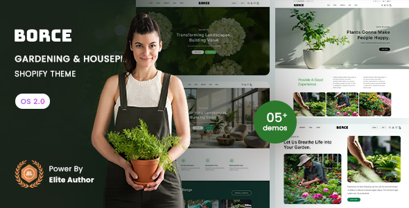 Borce - Gardening & Houseplants Shopify 2.0 Theme