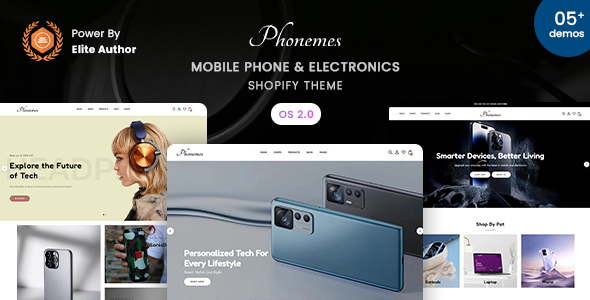 Phonemes - Mobile phone & Electronics Shopify 2.0 Theme