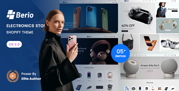 Berio - Electronics Store Shopify 2.0 Theme
