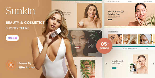 Sunkin - Beauty & Cosmetics Store Shopify 2.0 Theme