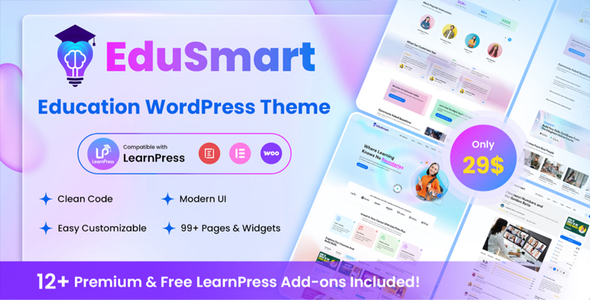 Education WordPress Theme | EduSmart
