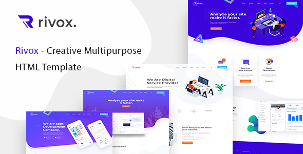 Rivox - Creative Multi-Purpose HTML Template