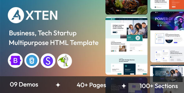 Axten – AI Agency & Technology HTML Template