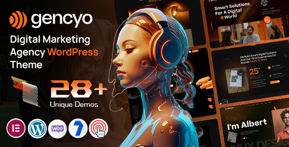 Gencyo - Digital Agency WordPress