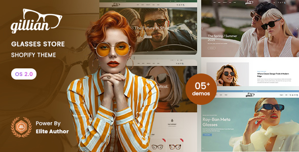 Gillian - Glasses Store Shopify 2.0 Theme