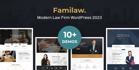 Preview image for Familaw - Attorney & Lawyer WordPress Theme